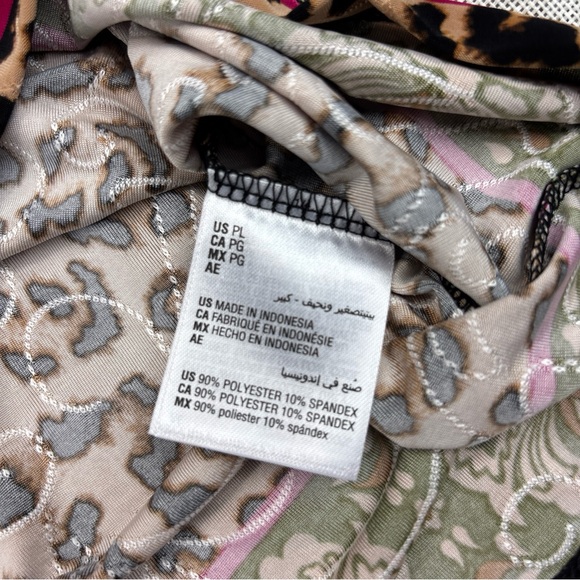 Jm Collection Petite Chelsea Cheetah Jacquard Top P/L - Picture 8 of 12